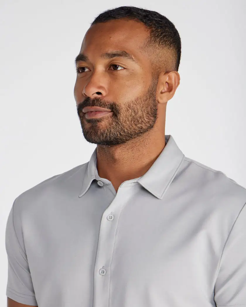 Lux Short Sleeve Button Down
