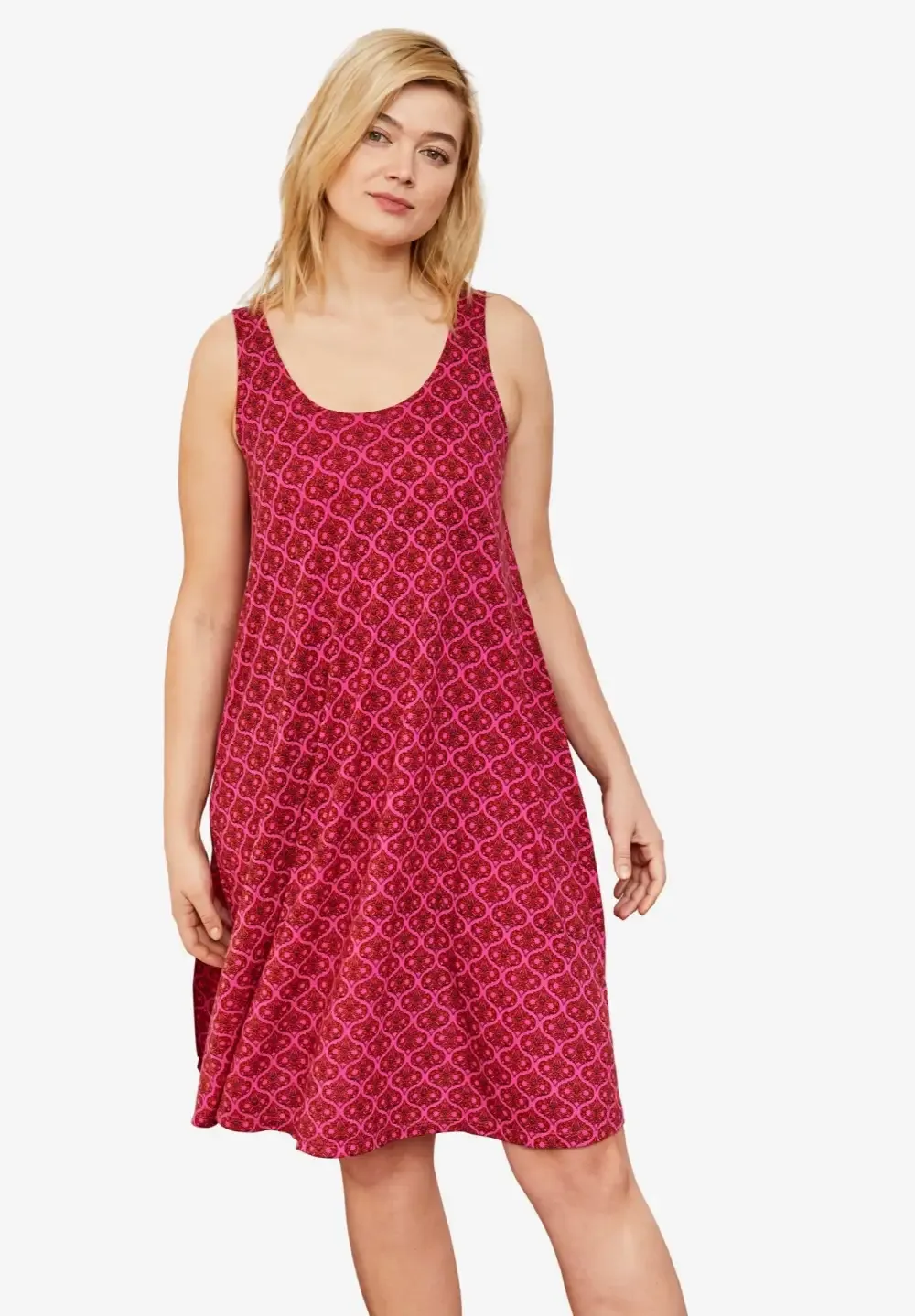 Crossover Back Tank Dress