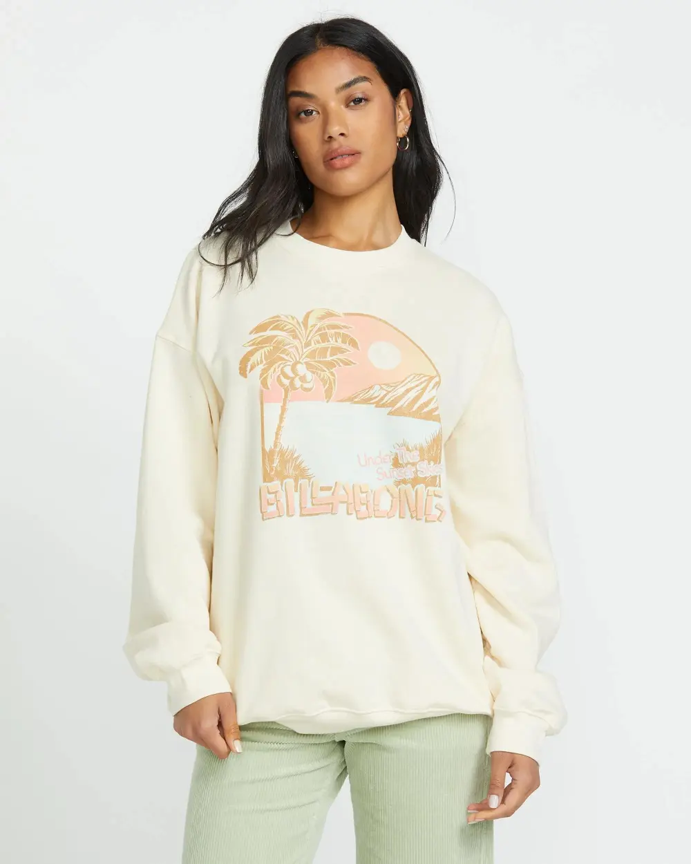 Ride In Crew Sweatshirt - Whitecap