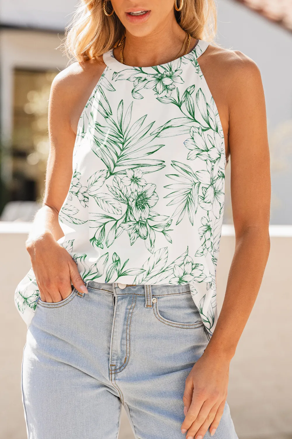Botanical Bliss Floral Top