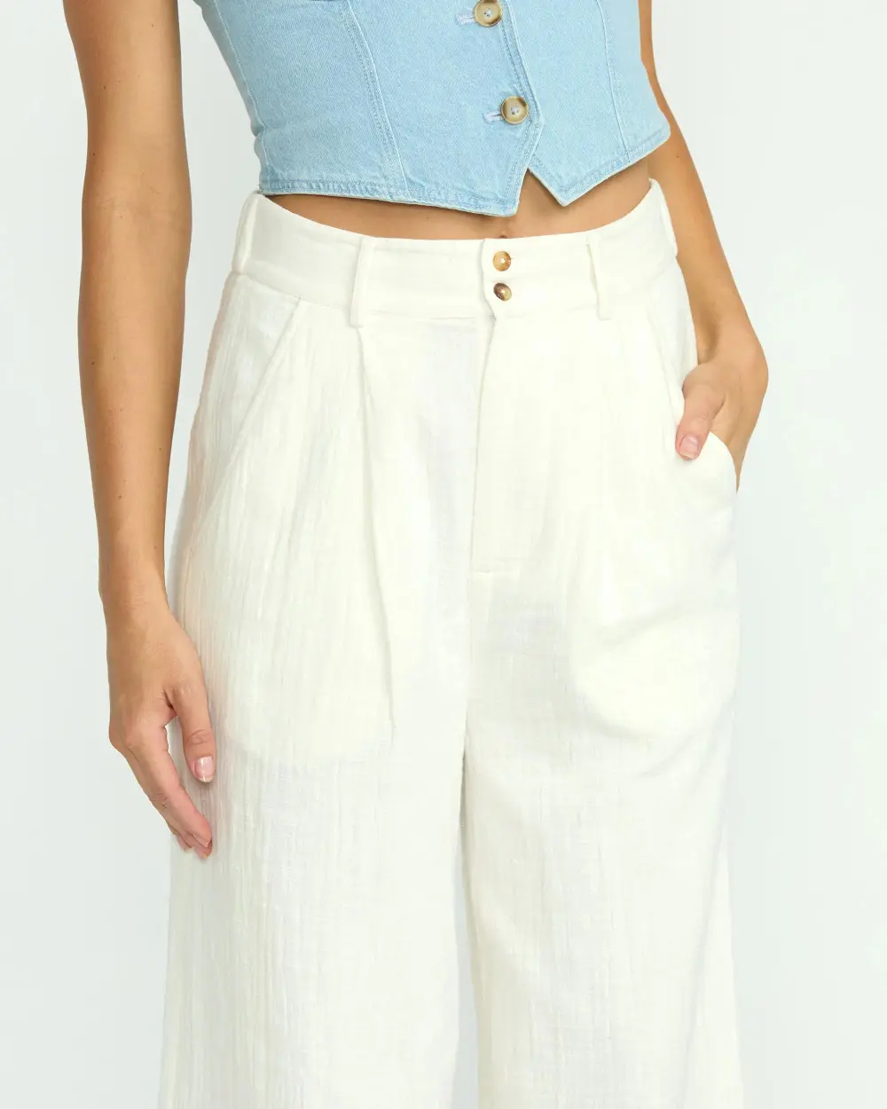 Tailor Made Pants - Salt Crystal