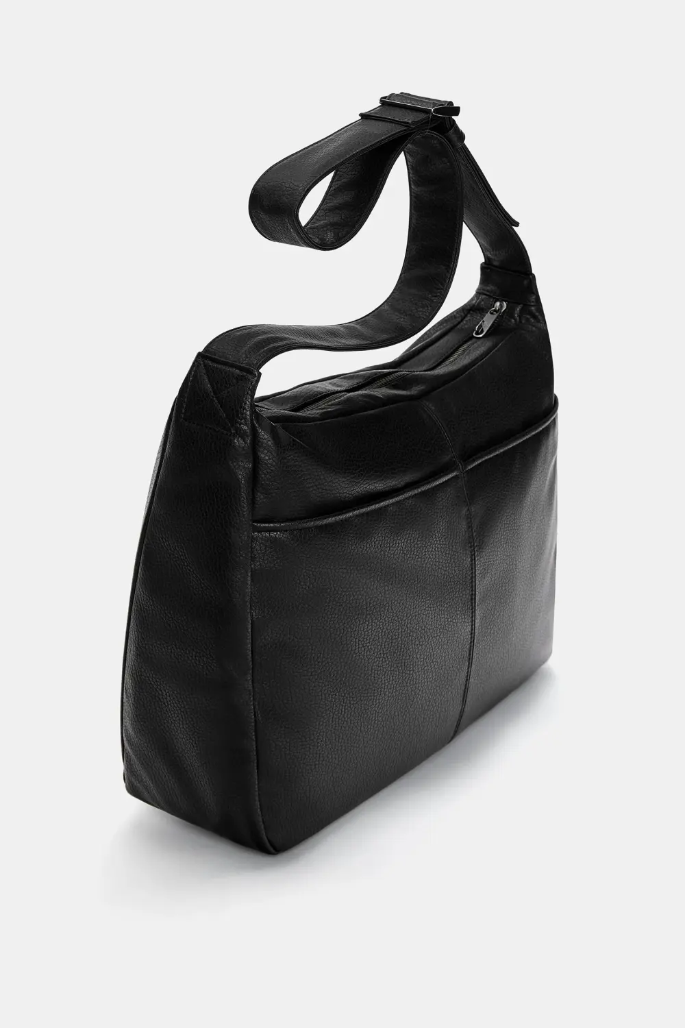 Bolso shopper cross efecto piel