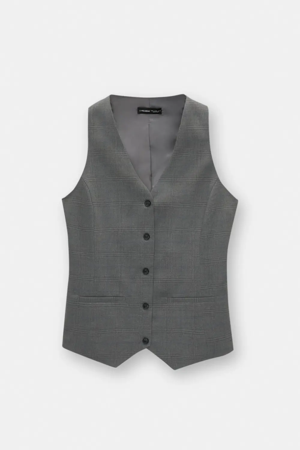 Plaid vest