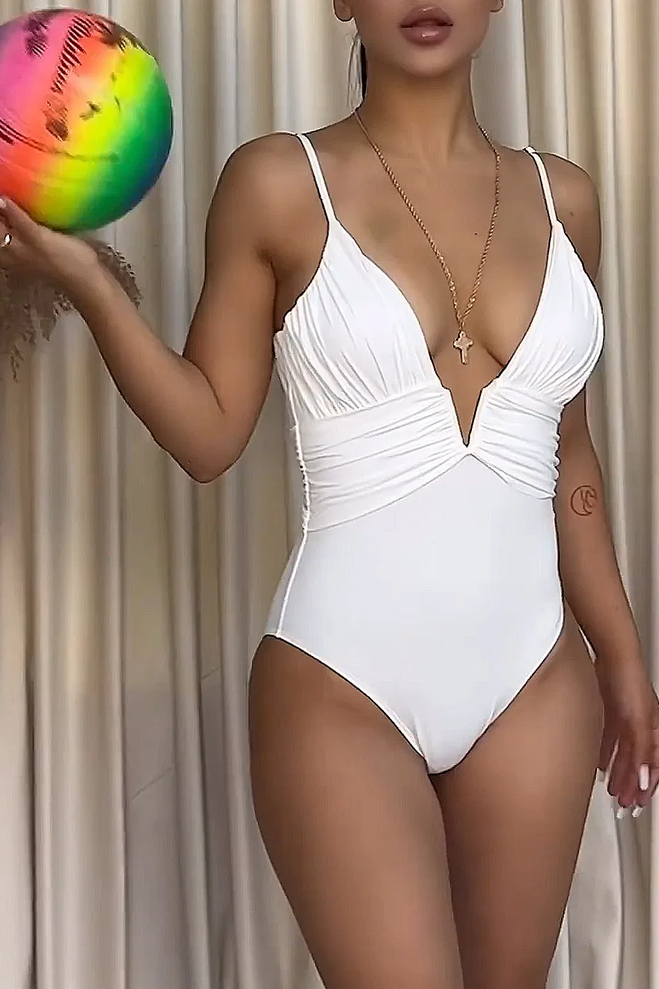 Women'S Fashion Solid Color Bikini