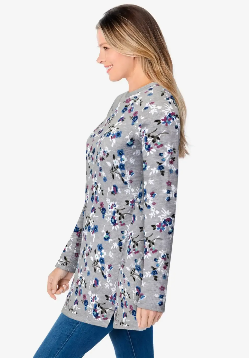 Waffle Thermal Sweatshirt
