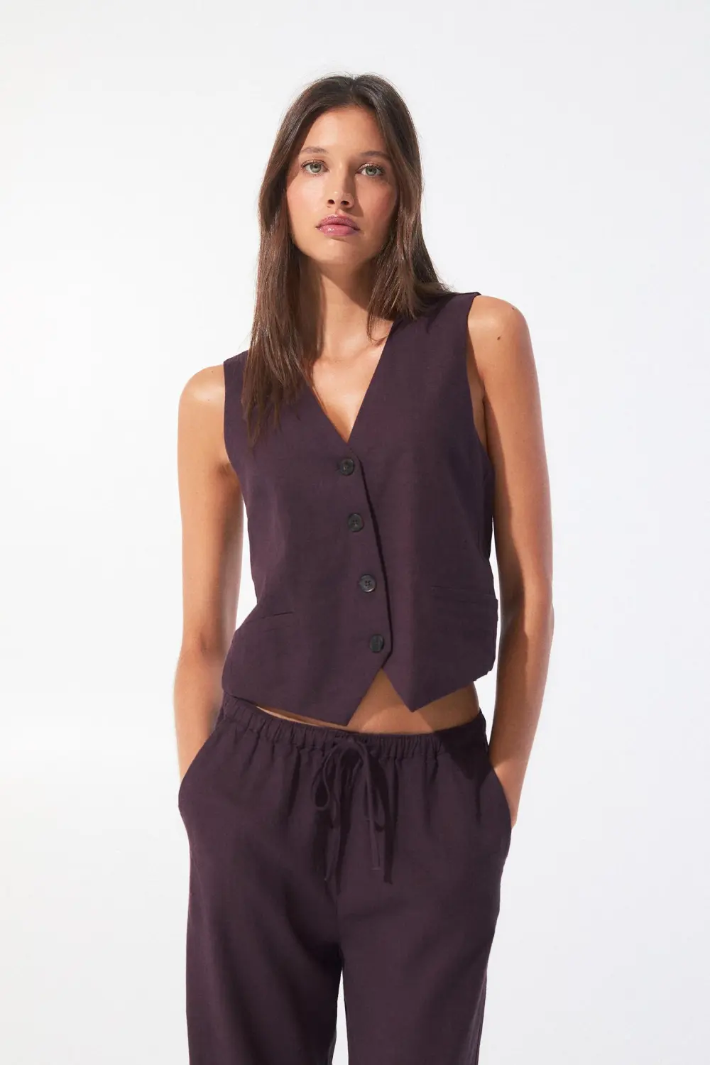 Rustic suit vest