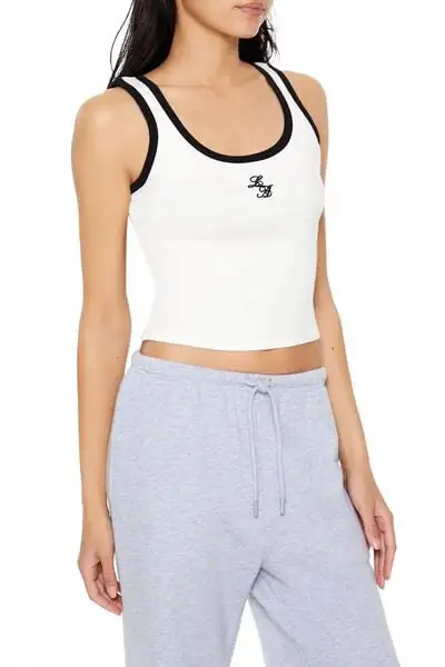 Cropped LA Tank Top