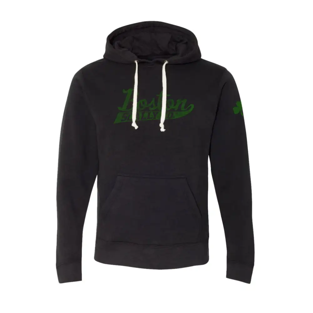 Boston Scally The Shamrock Hoodie - Black