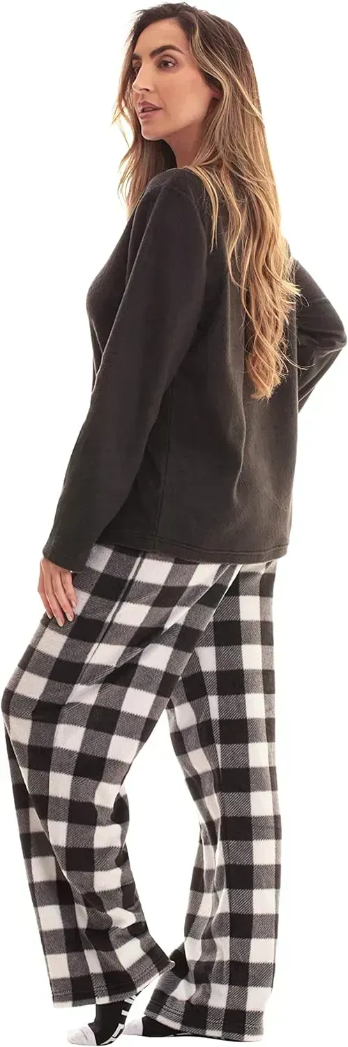 Women’s Pajama Pant Set - Nightgown with Matching Socks