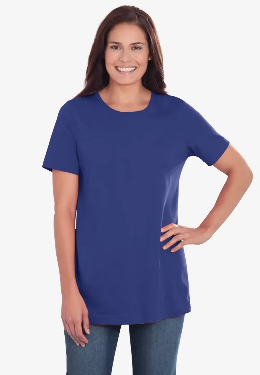 Perfect Short-Sleeve Crewneck Tee
