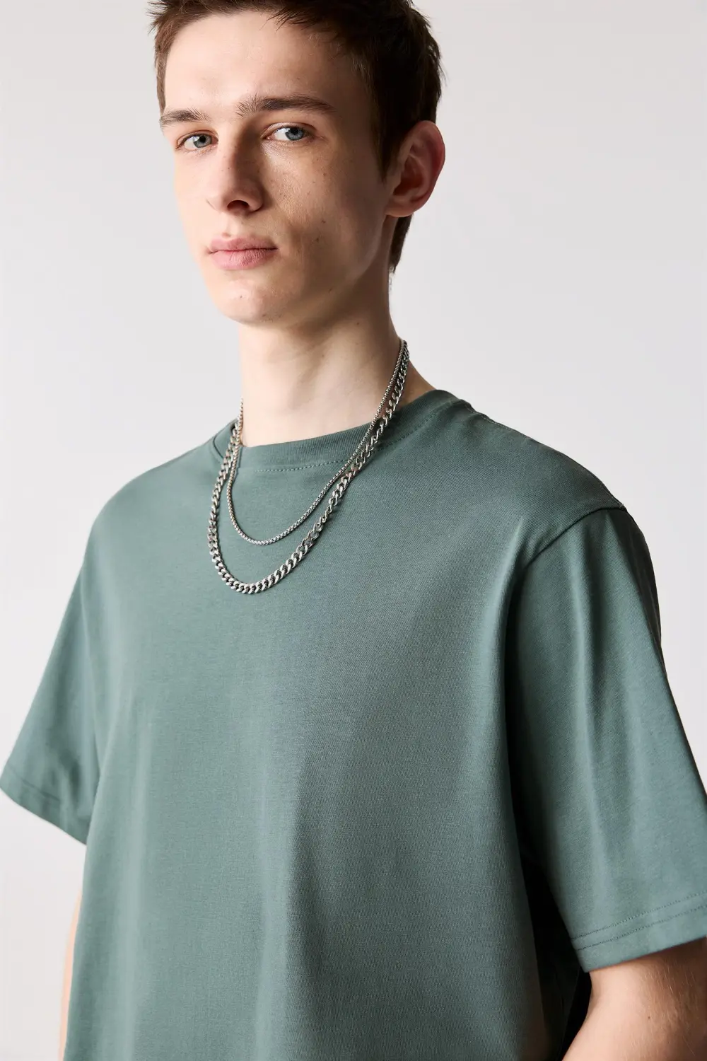 Basic short sleeve cotton T-shirt