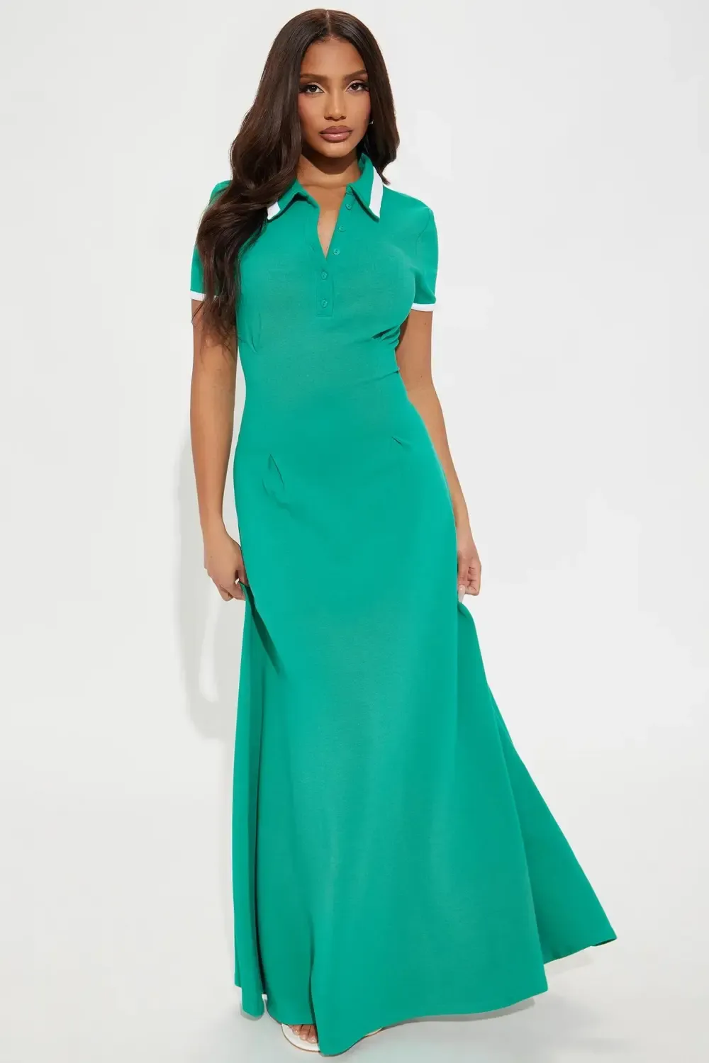 Playing Fair Maxi Dress - Kelly Green