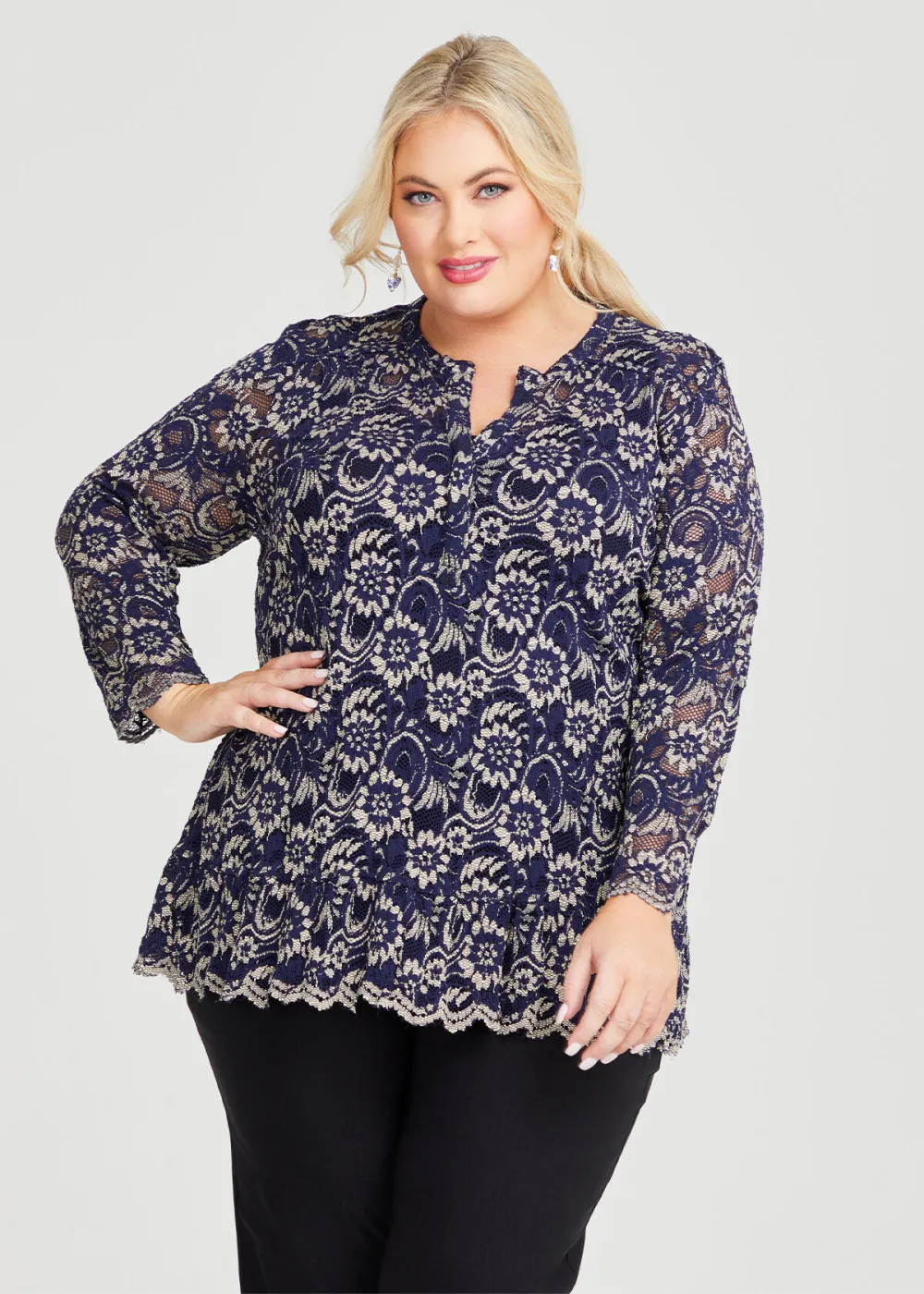 Lace Lauren Top