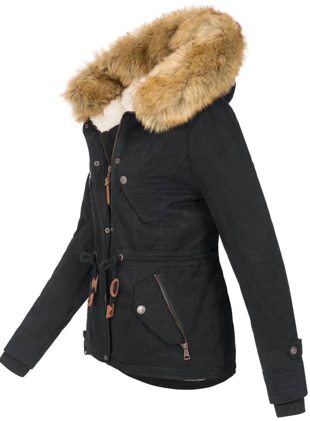 Women's winter short coat to keep warm