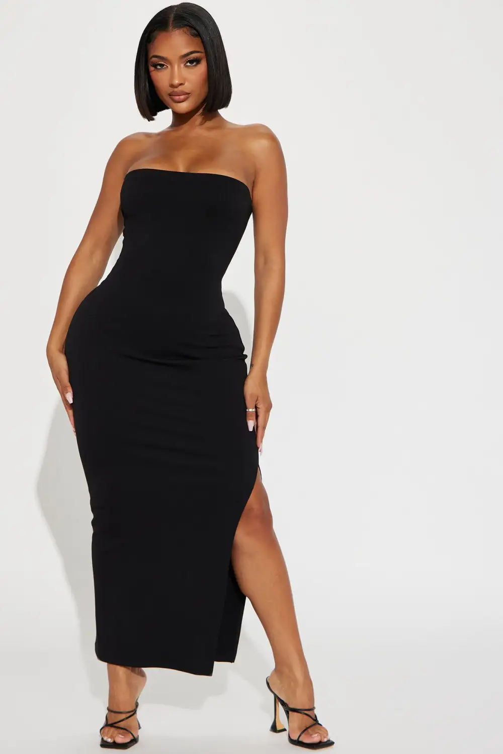 Janet Midi Dress - Black