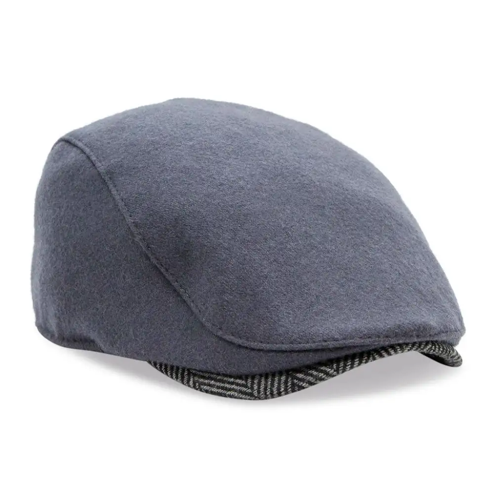 The Sidestreet Boston Scally Cap - Grey
