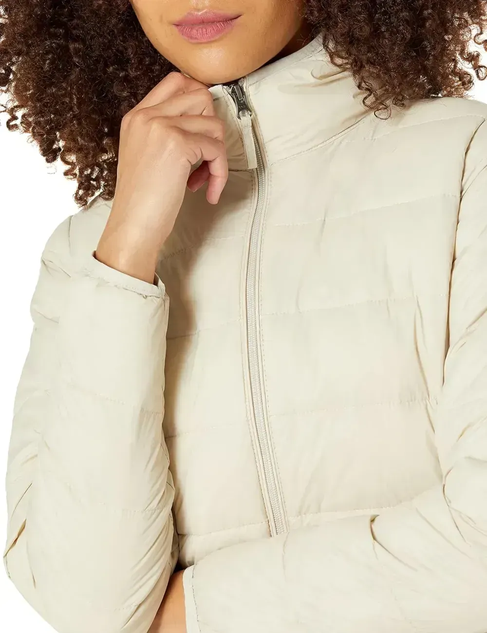 Women's Lightweight Water-Resistant Hooded Puffer Coat (Available in Plus Size)