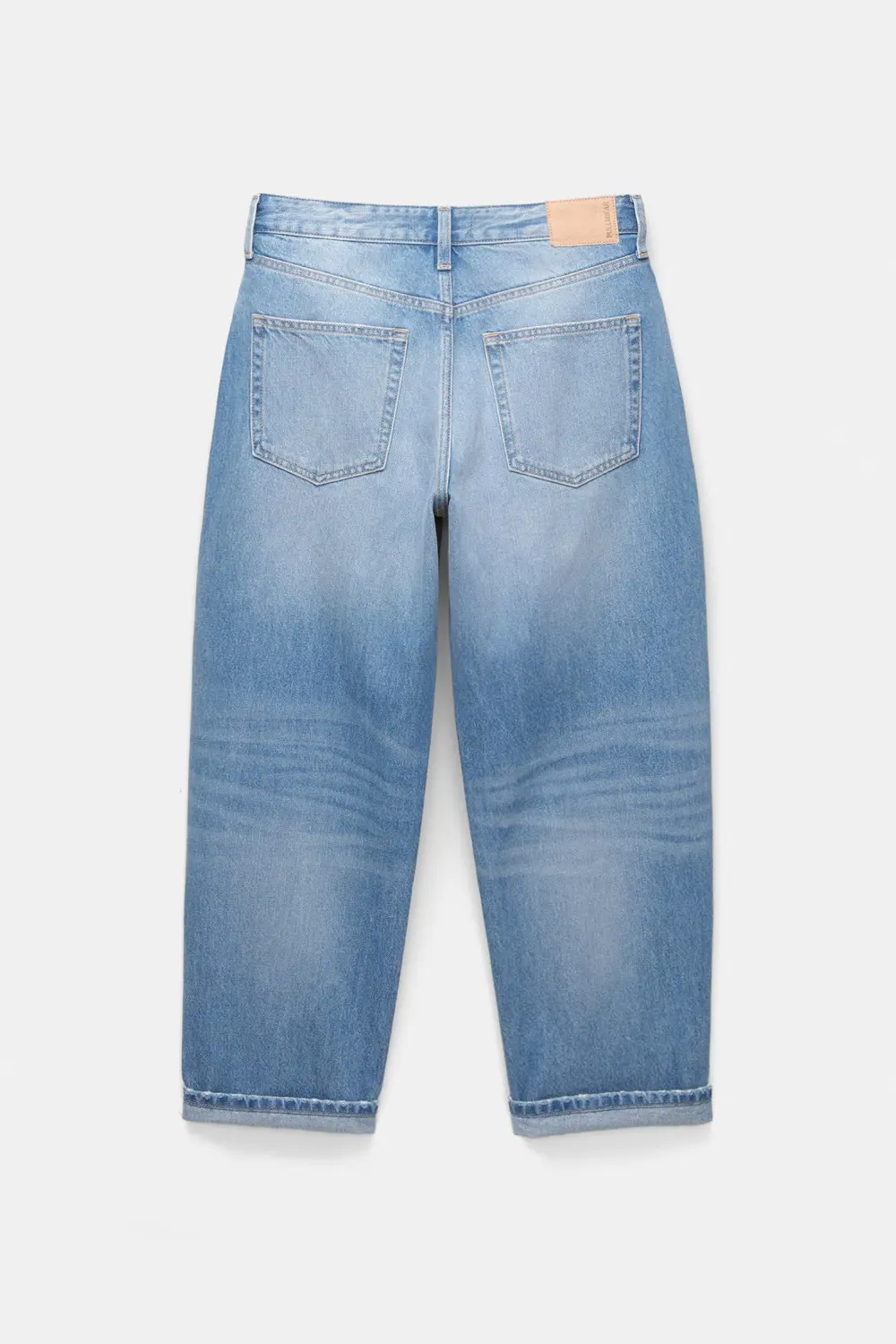 Jeans barrel tiro medio