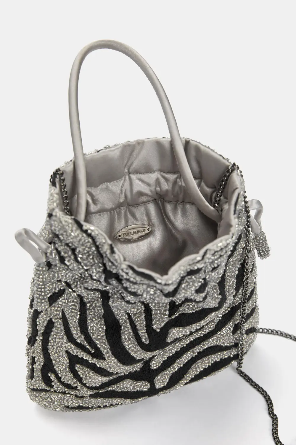Bolso bombonera abalorios
