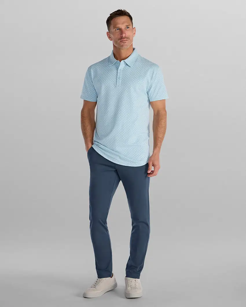 Drop-Cut: Lux Dotted Polo
