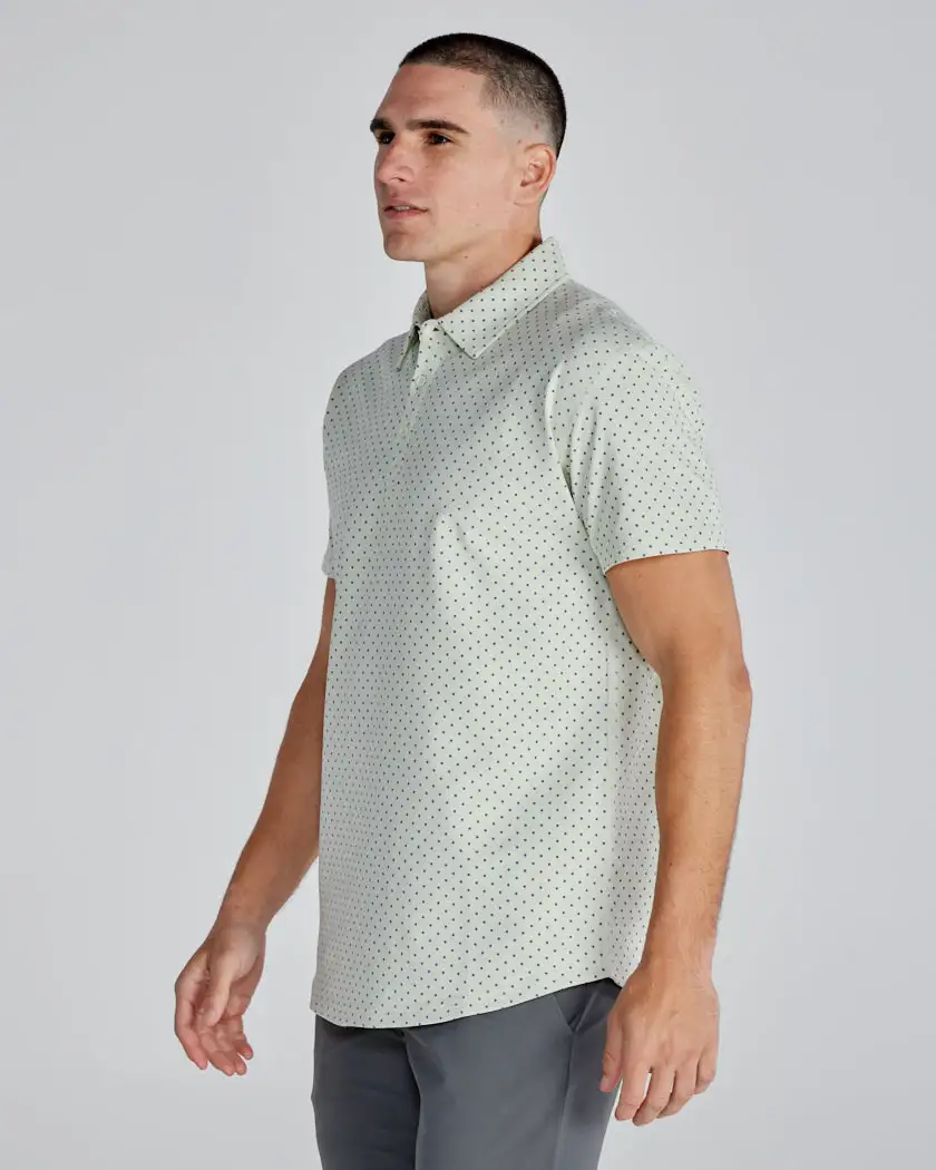 Drop-Cut: Lux Dotted Polo