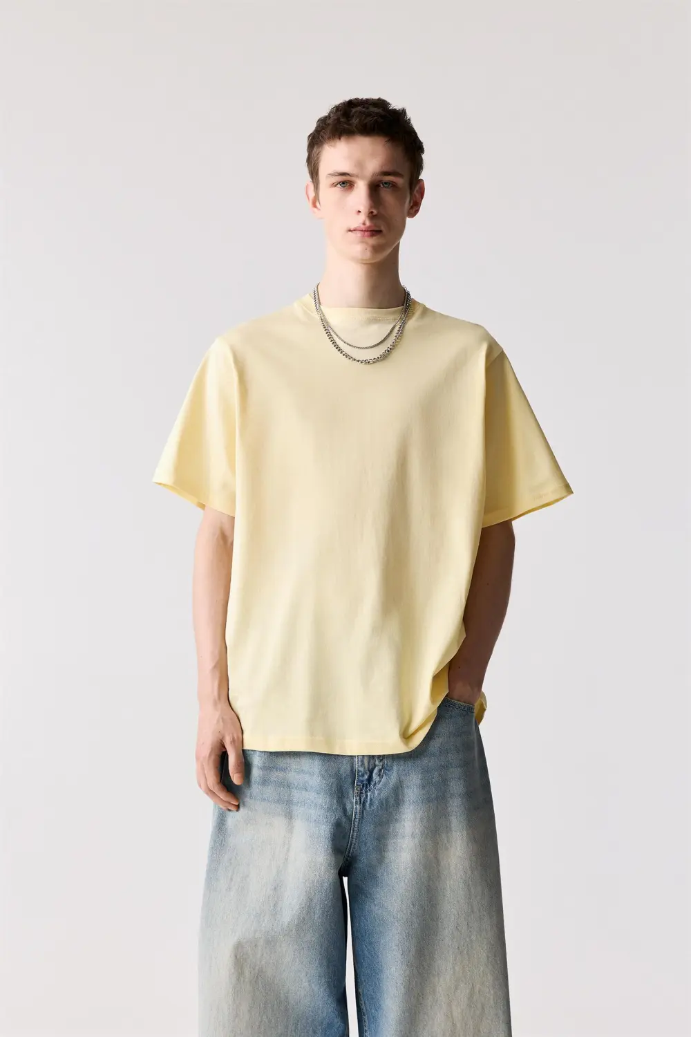 Basic short sleeve cotton T-shirt