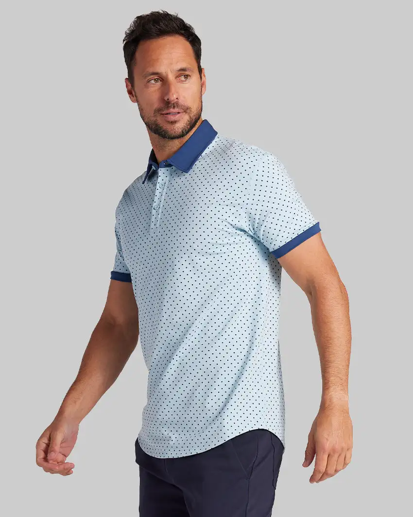 Drop-Cut: Lux Dotted Polo