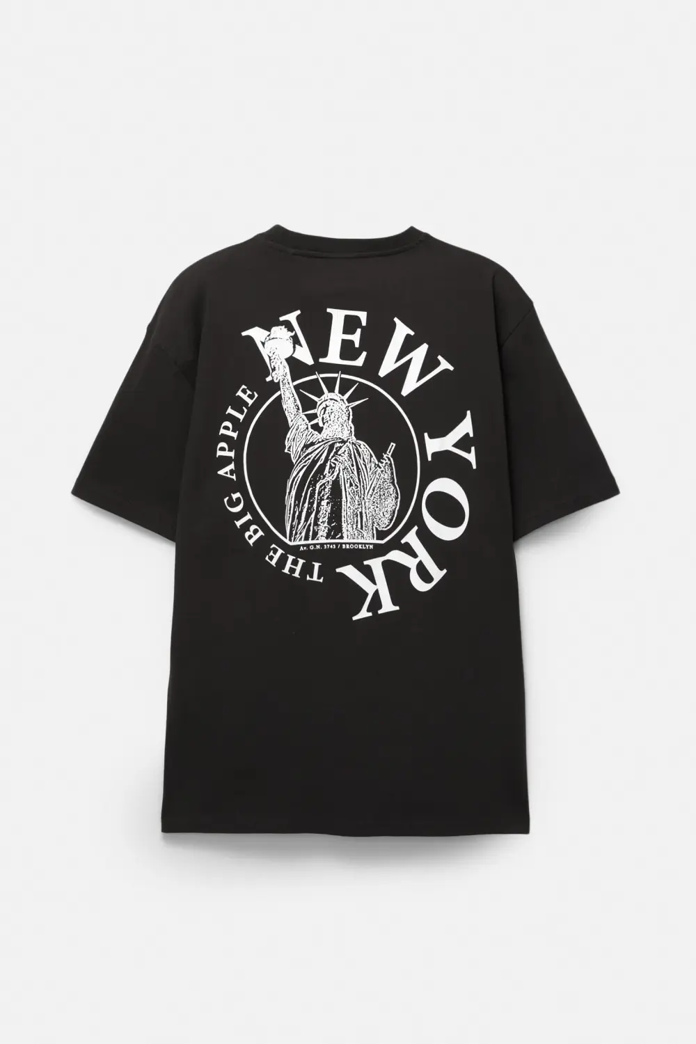 Black New York graphic T-shirt