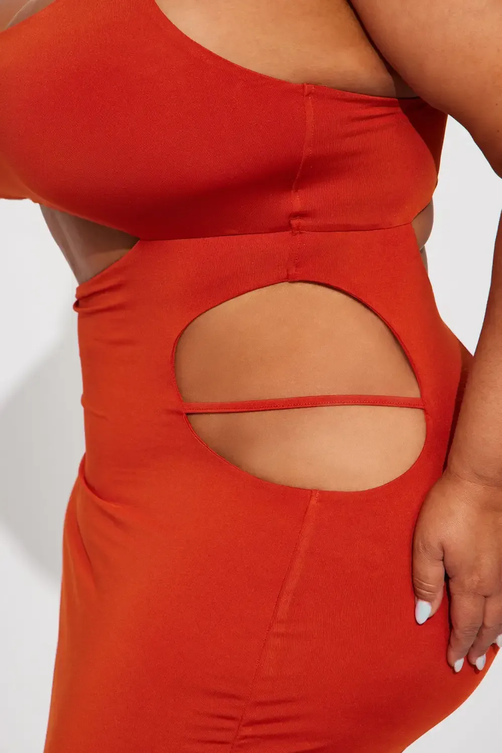 Isabela Midi Dress - Rust