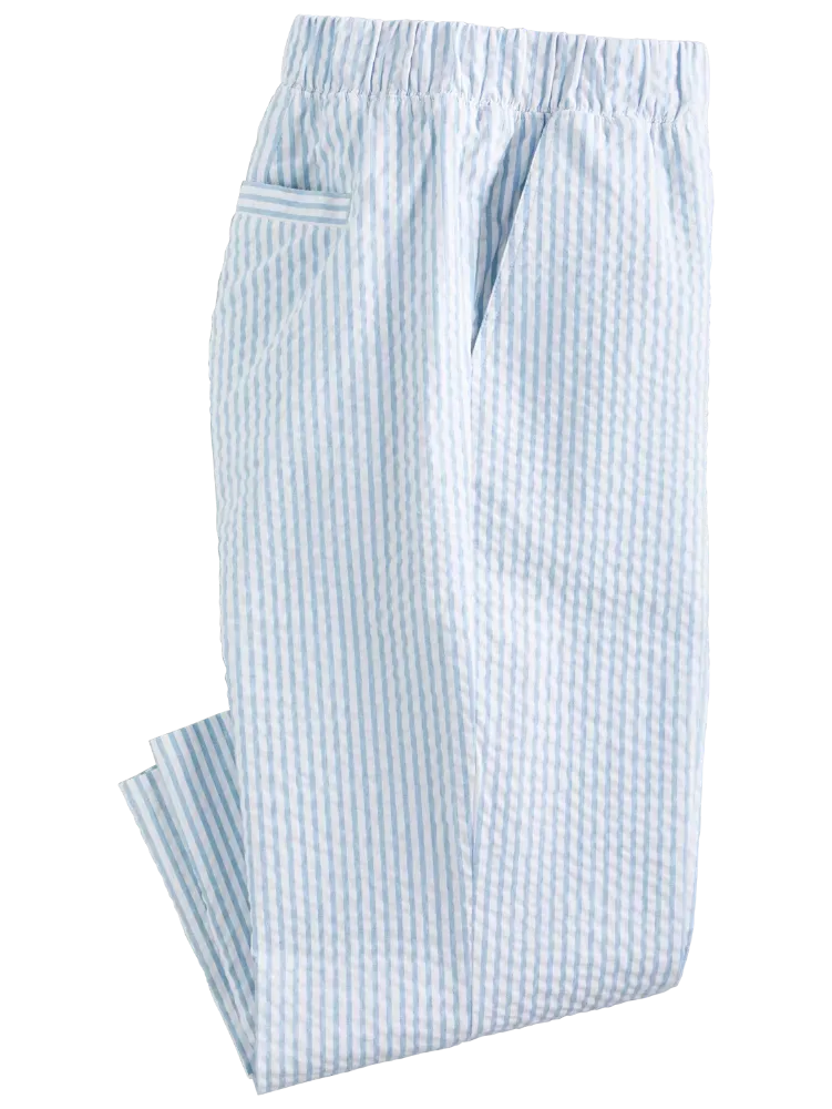 Women's Fresh Stripe Pull-On Capri Pants