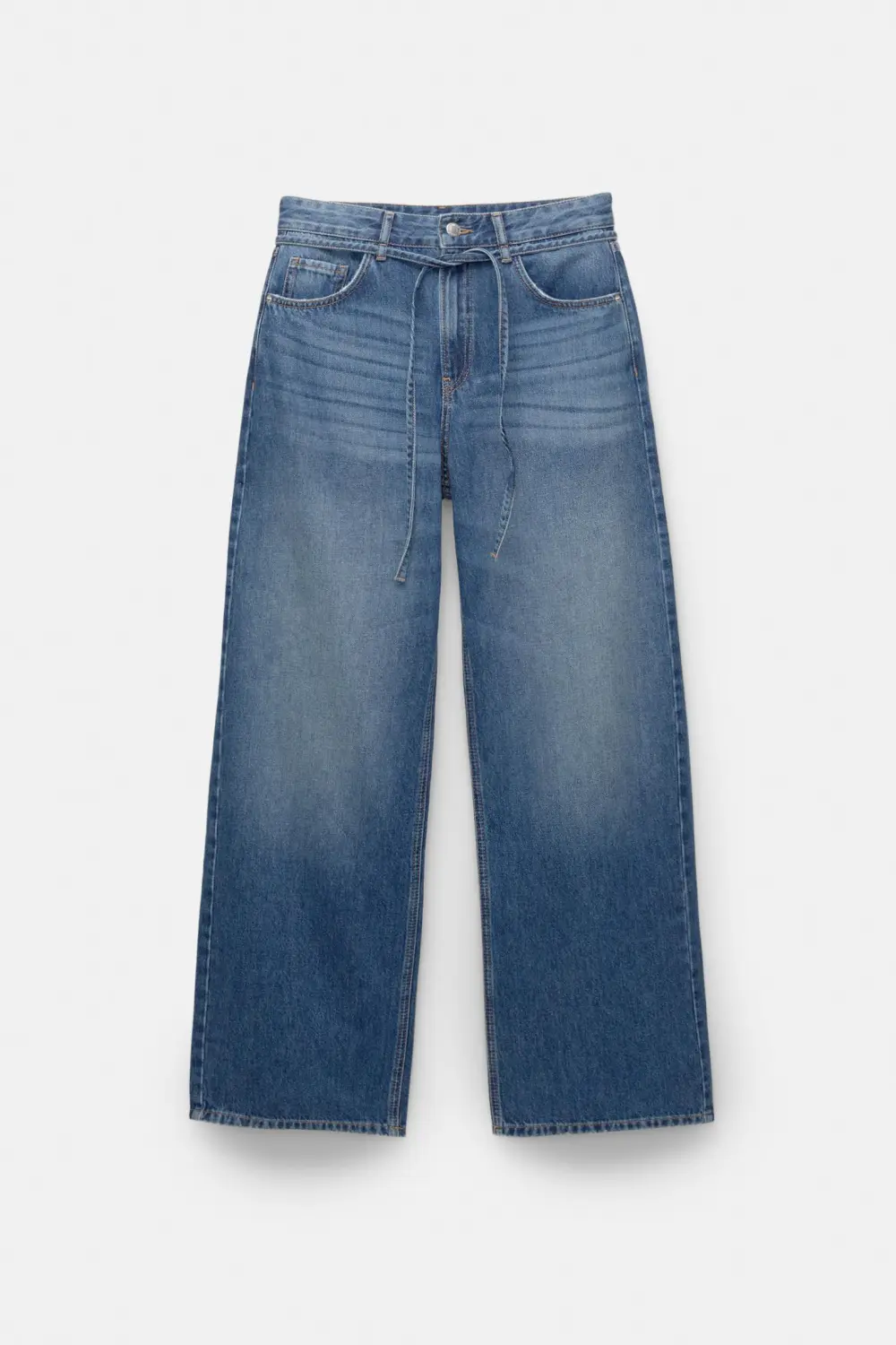 Jeans baggy cordón