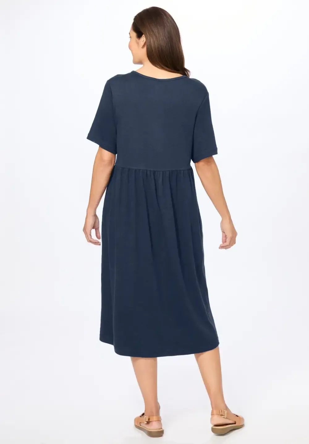 Button-Front Essential Dress