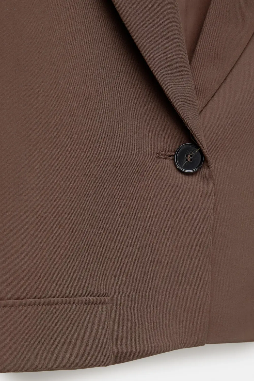 Cropped suit vest