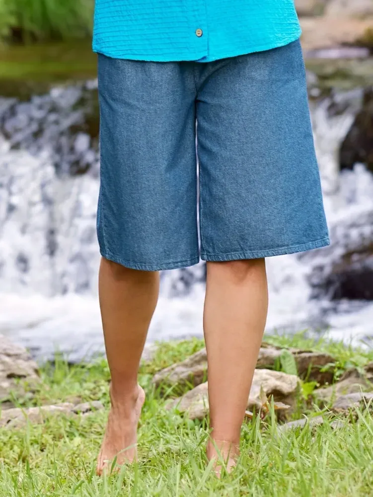 Women's Denim Walking Shorts