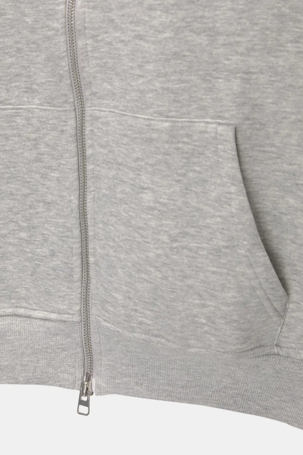 Sudadera oversize capucha cremallera