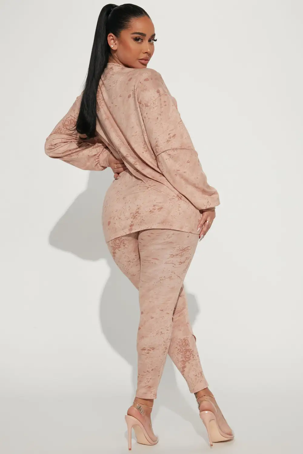 Here With Chelsea Legging Set - Mauve