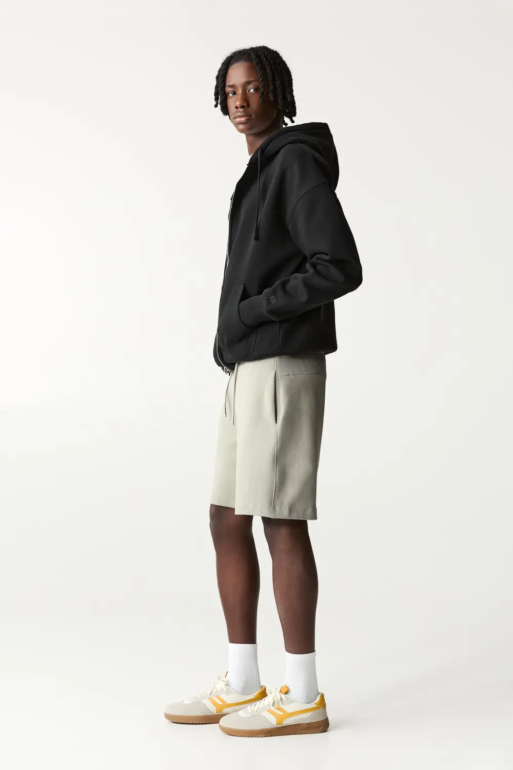 Piqué Bermuda sweatpant shorts