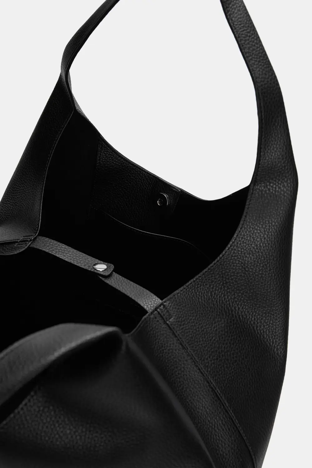 Bolso shopper efecto piel