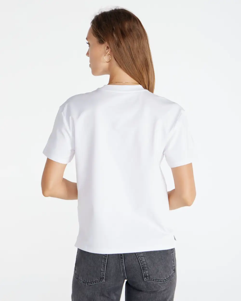 Lux Relaxed Split Hem Pocket Tee