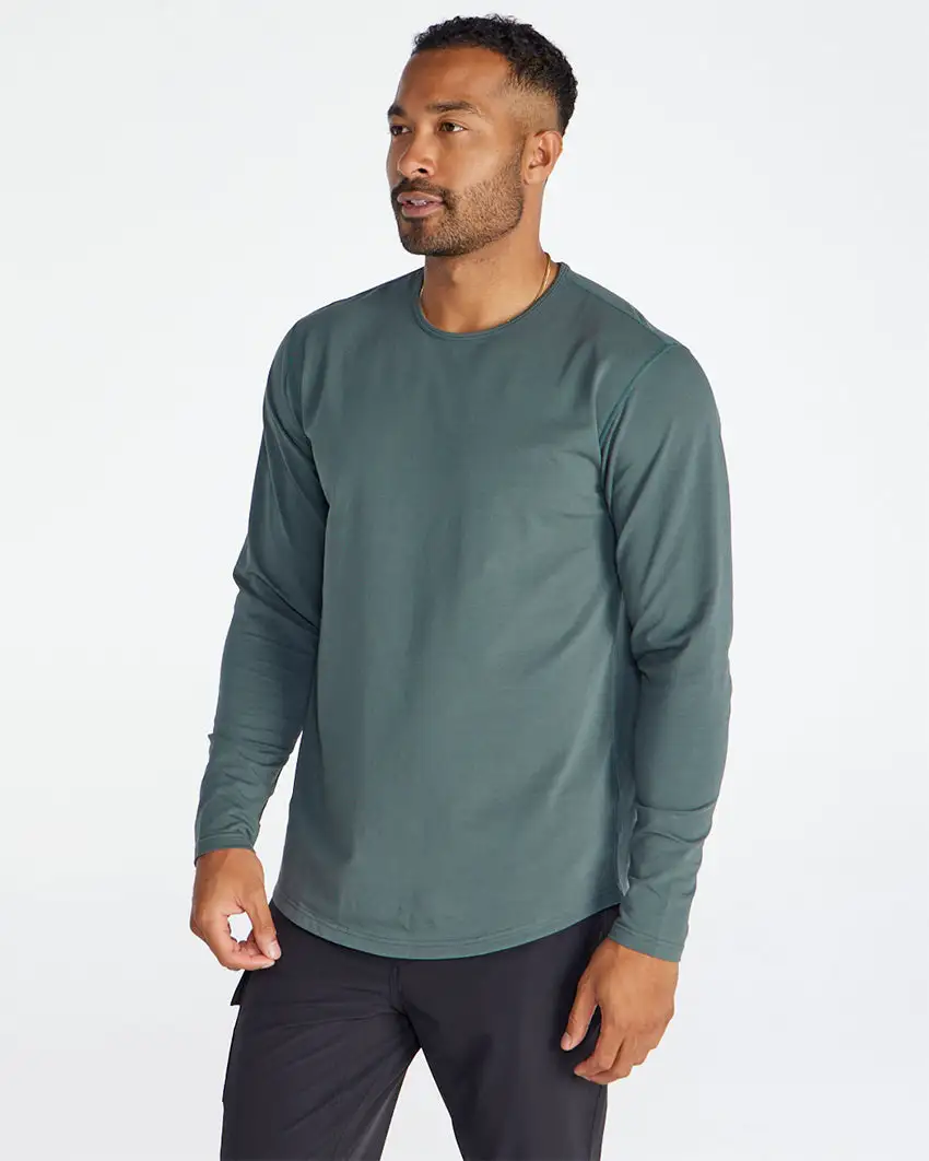 Drop-Cut Long Sleeve: Lux