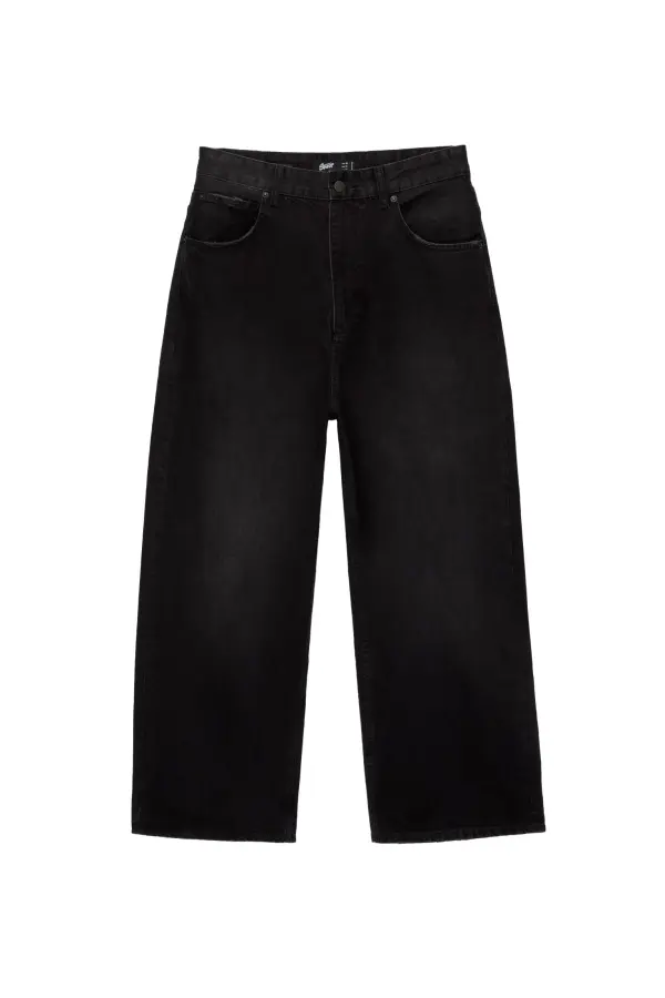 Super baggy washed finish jeans