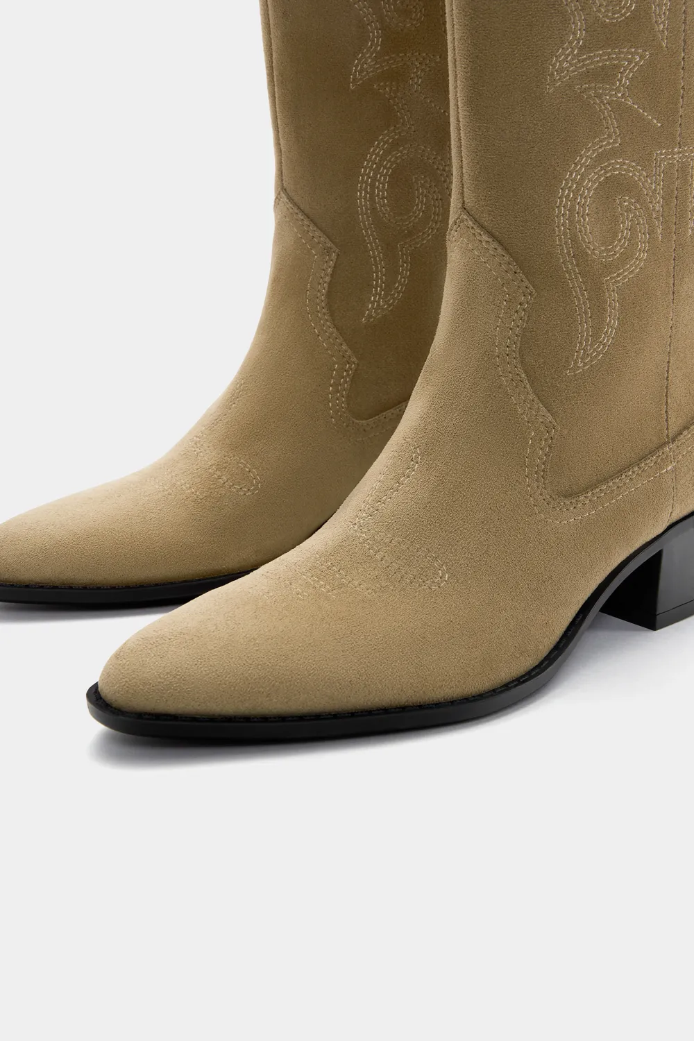 Botas cowboy pespuntes