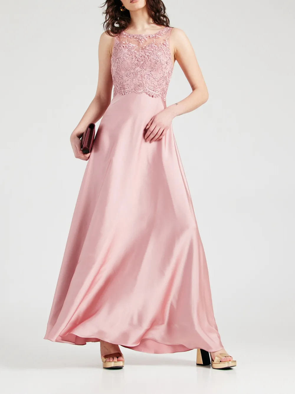 Lace Casual Style Sleeveless Dress