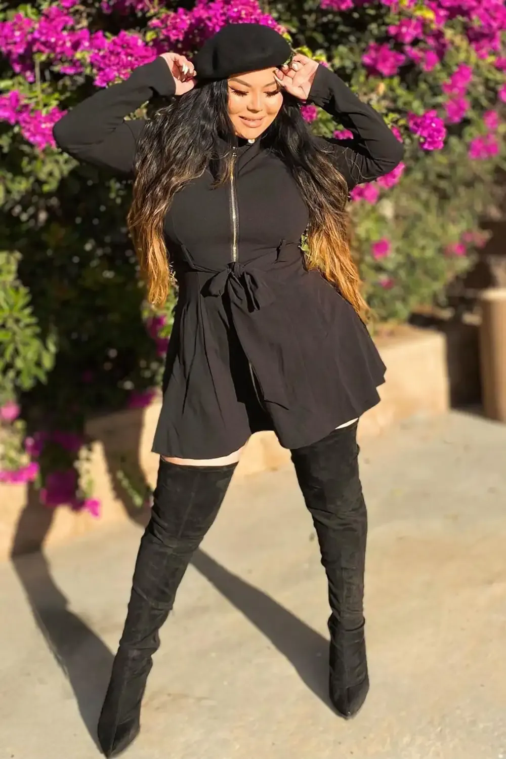 Feeling Fancy Collar Jacket - Black