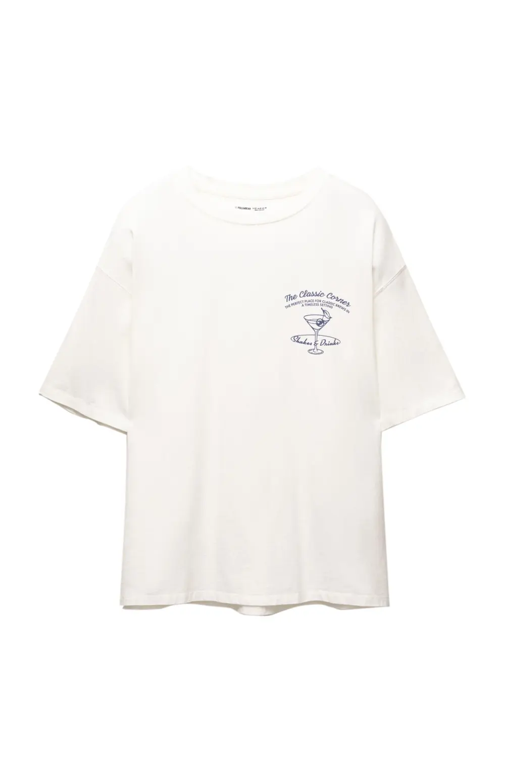 Camiseta blanca gráfico servilletas