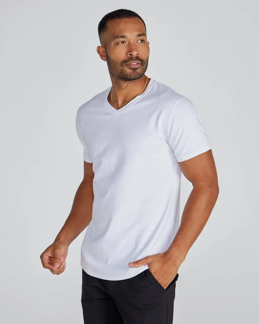 Drop-Cut V-Neck: Bylt Signature