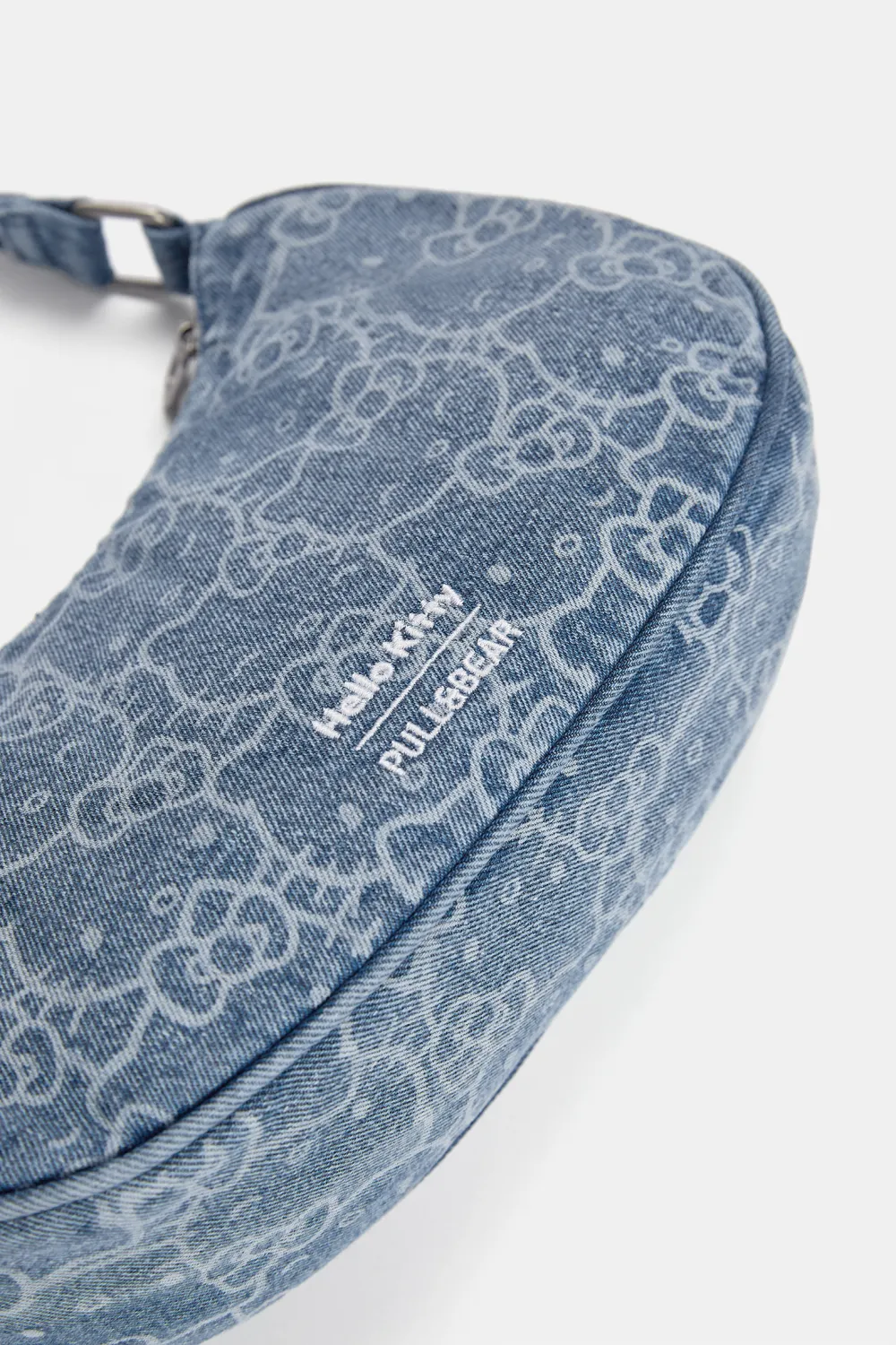 Bolso de hombro denim Hello Kitty