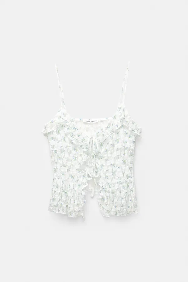 Floral lace top