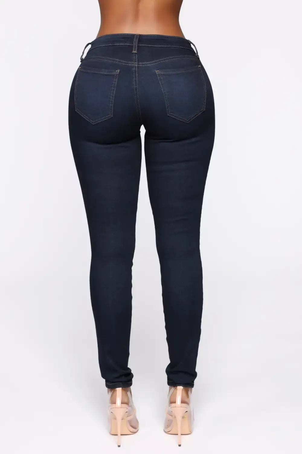 Flex Game Strong Low Rise Skinny Jeans - Dark Wash
