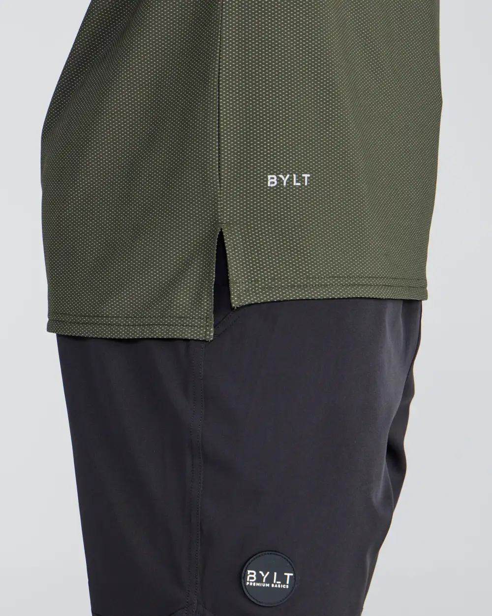 Pulse Short Sleeve Split Hem